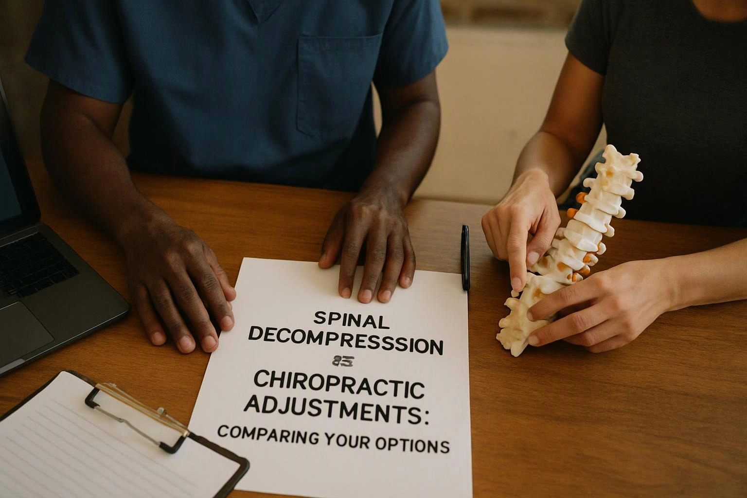 Spinal Decompression vs. Chiropractic Adjustments: Comparing Your Options